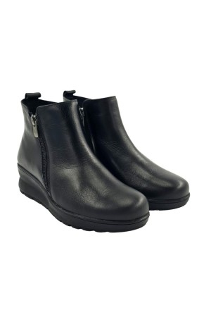 Botines Sport Mujer 48hrs cuña negro 422205
