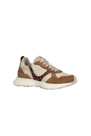 Deportivo casual Corina Leopardo camel m4532