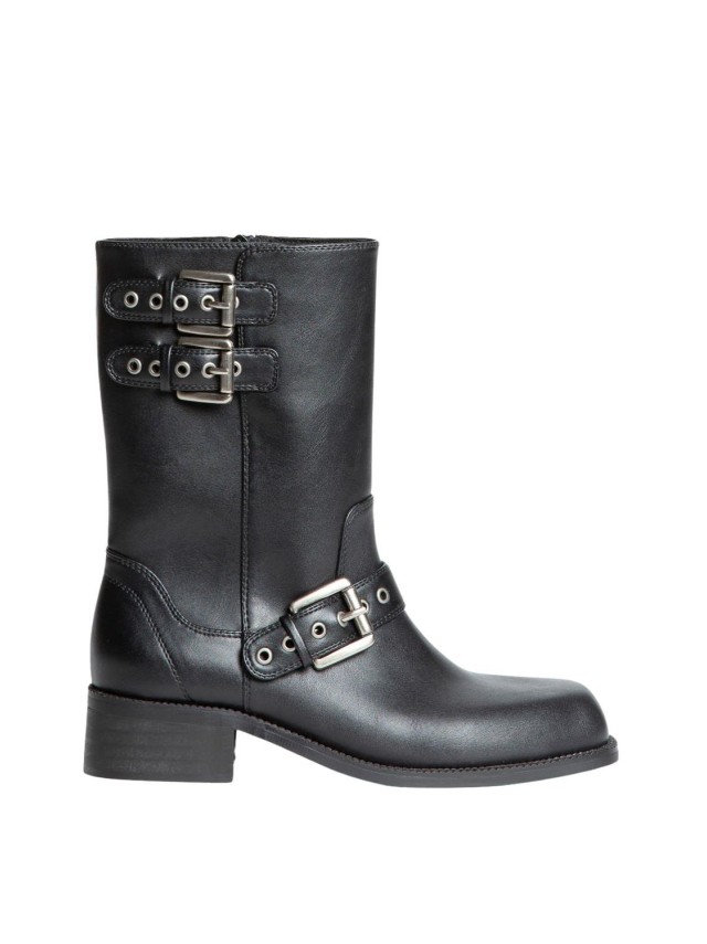 Botas tacon Corina Biker negro m4820