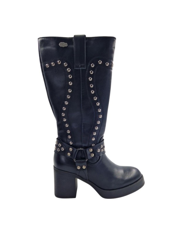 botas altas walk easy negro 2446