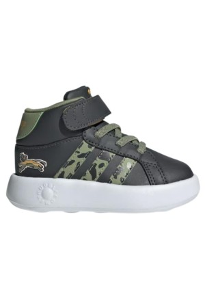 deportivos casual adidas grand court mid negro-kaki if4096