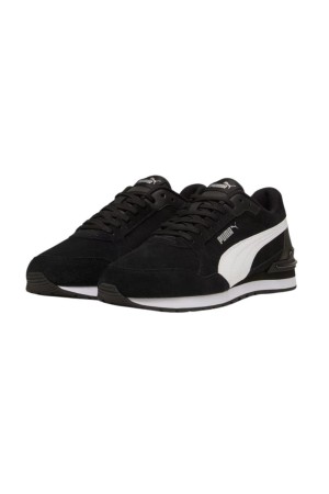 deportivos casual puma runner v4 negro-blanco 399665 st
