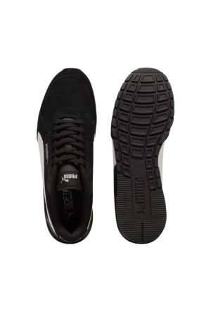 deportivos casual puma runner v4 negro-blanco 399665 st