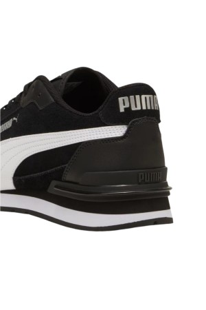 deportivos casual puma runner v4 negro-blanco 399665 st