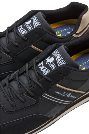 Deportivos casual hombre lois negro 64403