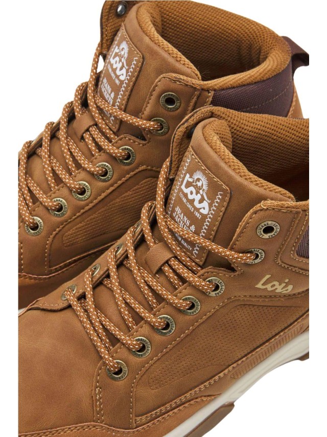 Botas casual hombre lois camel 64391