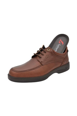Zapatos Blucher hombre Luisetti Greco coñac 37702NA