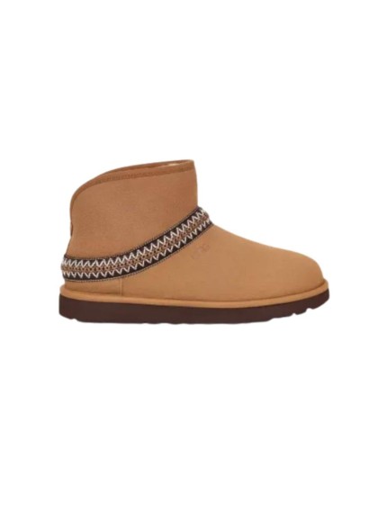 botas australianas ugg classic mini crescent chestnut... 2
