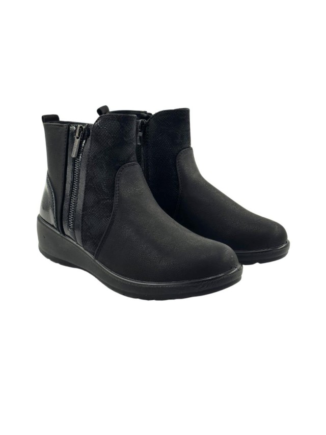 Botines confort Mujer My Soft negro...