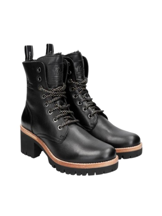 Botas tacon Mujer Panama Jack Negro...