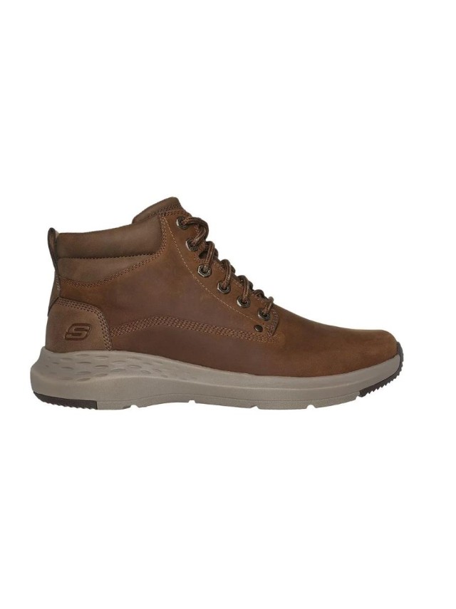 botas casual skechers garza cuero 204903