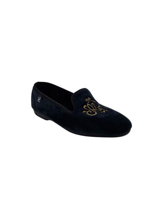 zapatillas cerradas javer negro 75-4