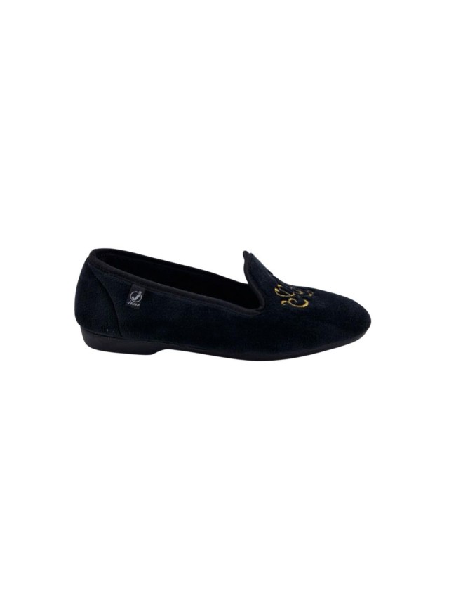 zapatillas cerradas javer negro 75-4