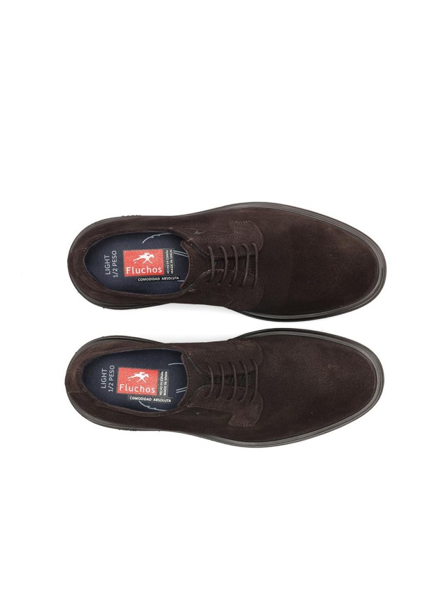 zapatos blucher cafe f0631