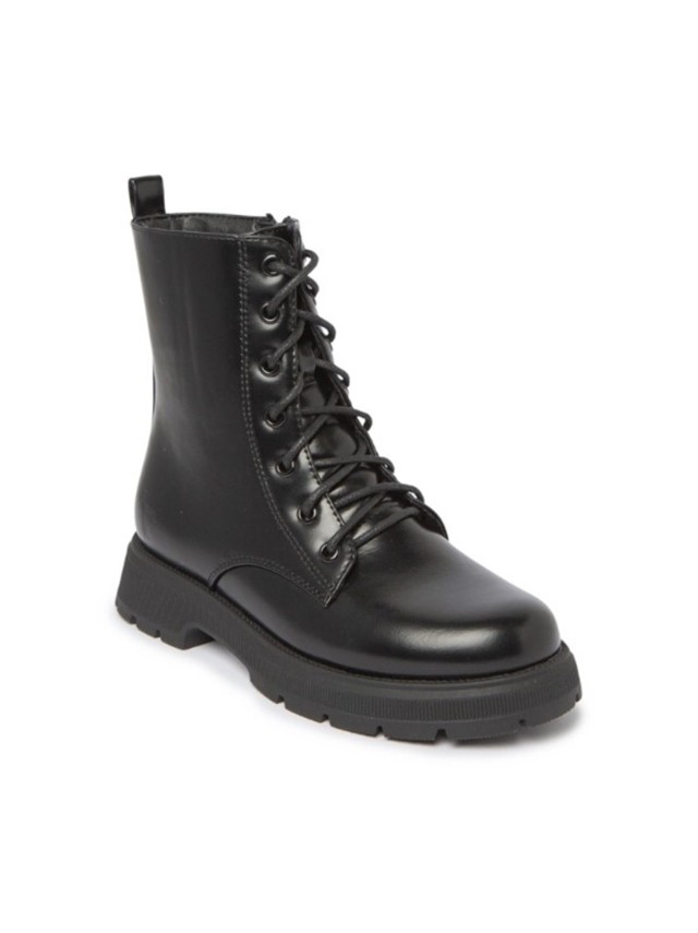Botas Militares Niña crecendo negro 2633