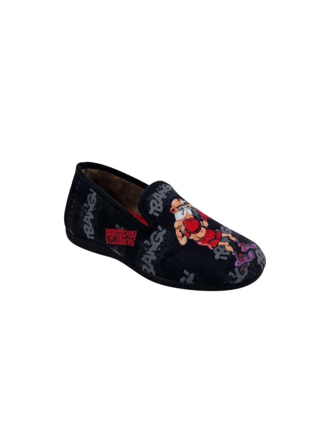 zapatillas casa cerradas cuque negro...