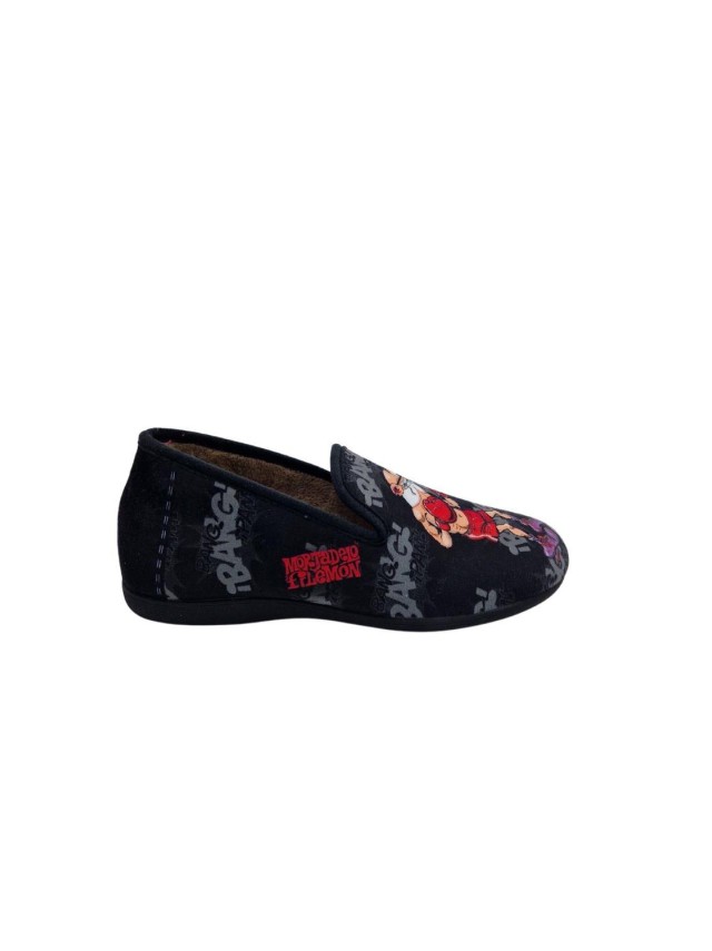 zapatillas casa cerradas cuque negro...