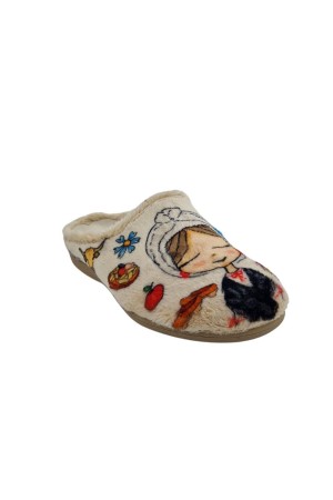 zapatillas casa abiertas cuque crudo 55025
