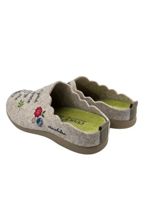 Zapatillas casa abiertas Mujer Cuque Frida Volar beige 5570