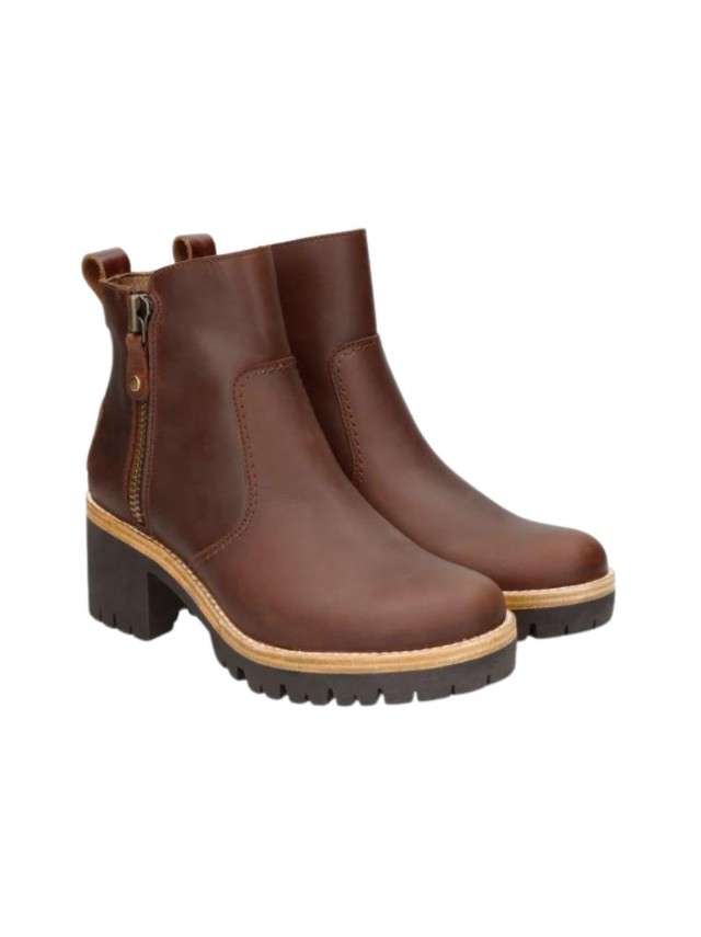 Botines tacon Mujer Panama Jack cuero...