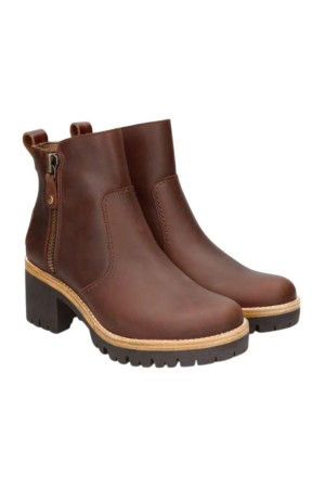 Botines tacon Mujer Panama Jack cuero pauline b10