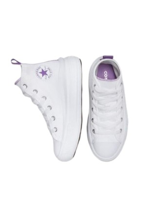 Deportivos lonas Niños Converse All Star Move Platform Blanco A03669C