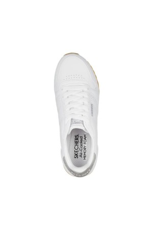 Deportivos casual skechers old school blanco 699