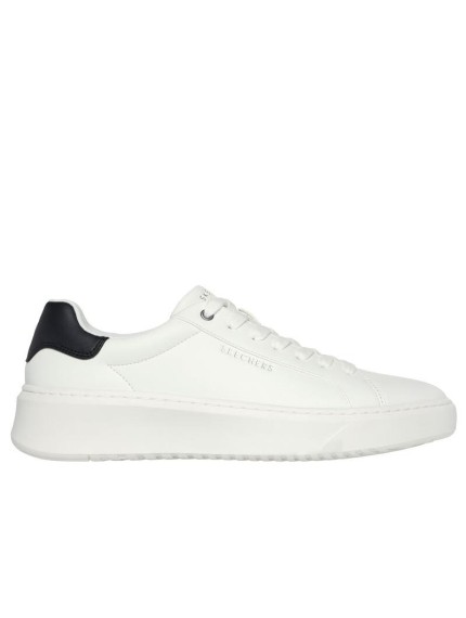 Deportivos casual hombre Skechers court break blanco 183175