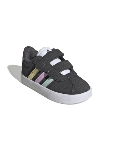 deportivos casual niños adidas vl court gris jh6308