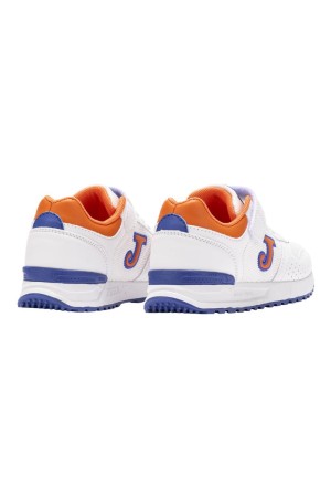 deportivos casual niños joma blanco naranja tornado jr 2508