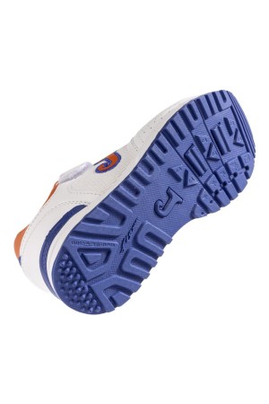 deportivos casual niños joma blanco naranja tornado jr 2508