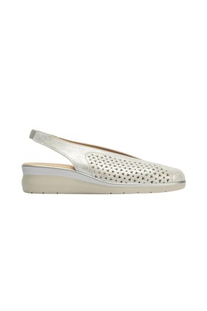 Zapatos de salon Mujer Pitillos plata 10370