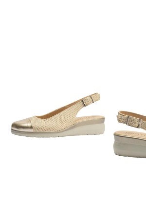 Zapatos de salon Mujer Pitillos oro 10374