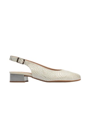 Zapatos de salon Mujer Pitillos fantasia plata 10451