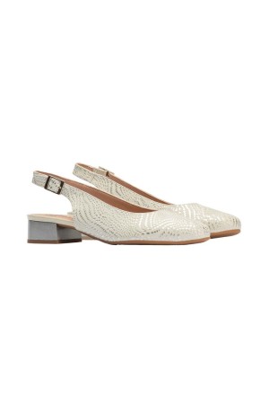 Zapatos de salon Mujer Pitillos fantasia plata 10451