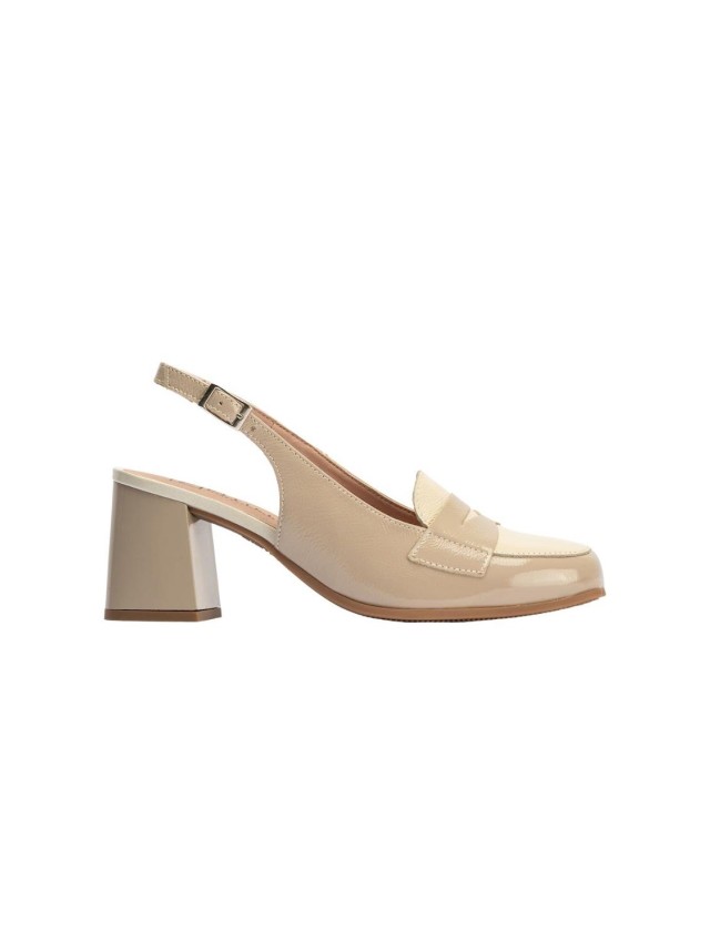 Mocasines Mujer Pitillos crema 10491
