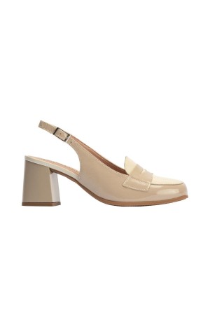 Mocasines Mujer Pitillos crema 10491