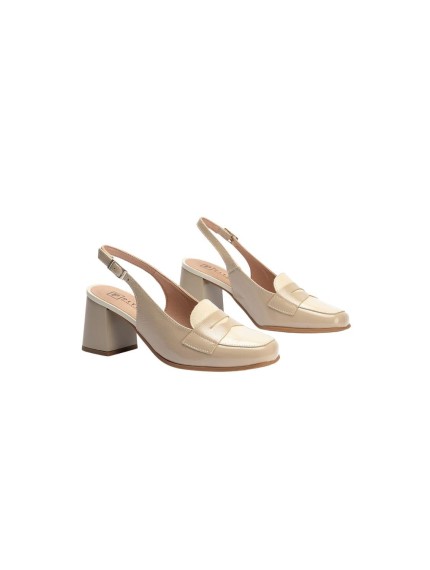 Mocasines Mujer Pitillos crema 10491 2