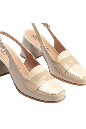 Mocasines Mujer Pitillos crema 10491