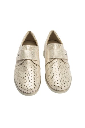 Zapatos cuña Mujer Pitillos oro 10333