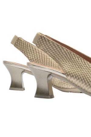 Zapatos de salon Mujer Pitillos oro 10510