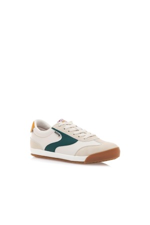 Deportivos casual Mujer Mustang court beige verde 60835