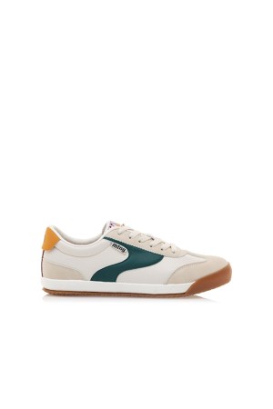 Deportivos casual Mujer Mustang court beige verde 60835
