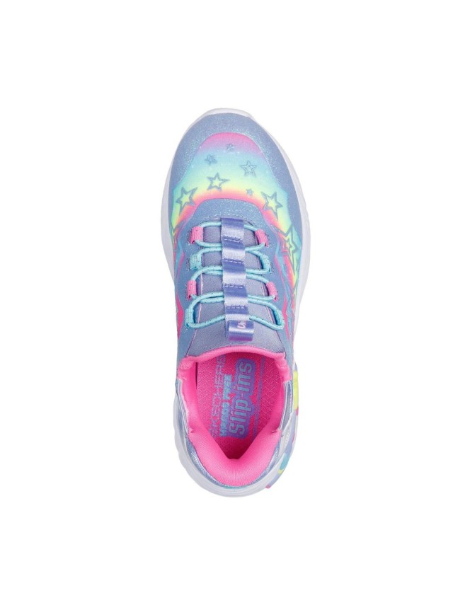 Deportivos luces niños Skechers slip...