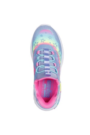 Deportivos luces niños Skechers slip ins unicorn lila 302296l