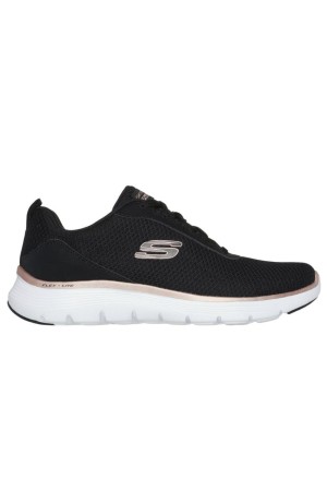 Deportivos fitness mujer skechers flex appeal 5.0 negro 150206
