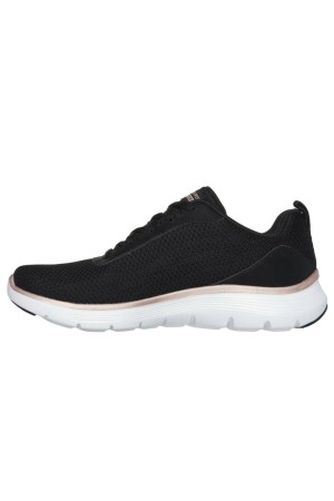 Deportivos fitness mujer skechers flex appeal 5.0 negro 150206