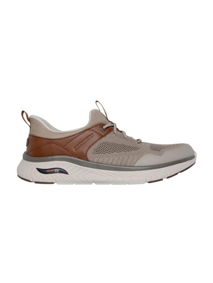 Deportivos casual hombre skechers slip ins arch fit taupe...