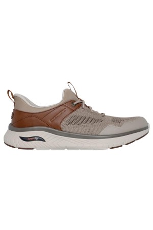 Deportivos casual hombre skechers slip ins arch fit taupe 205340