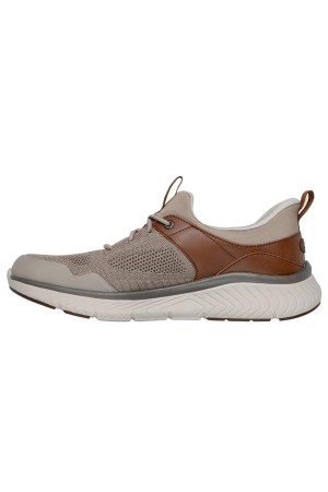 Deportivos casual hombre skechers slip ins arch fit taupe 205340